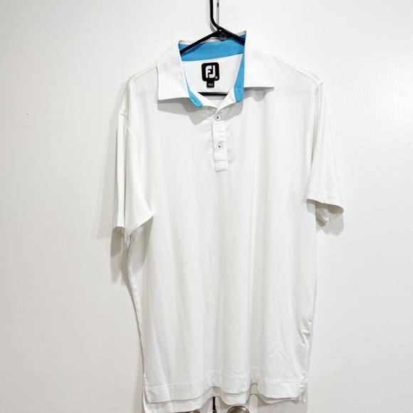 FootJoy Accented Stripes Golf Polo Size Medium - Picture 4 of 6